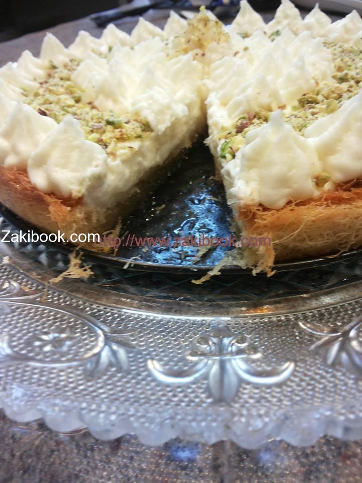 كنافة بالكريمة