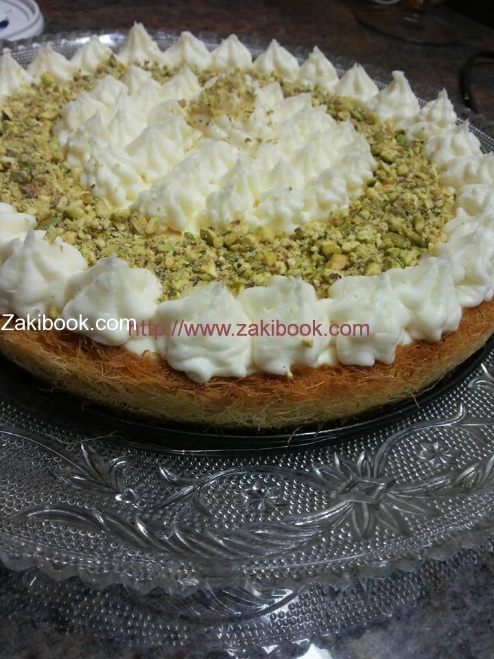 كنافة بالكريمة