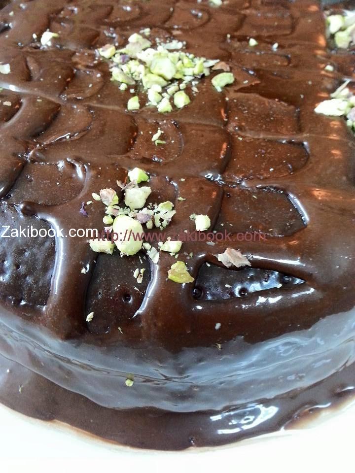 كيكة الشوكولاته سهلة وسريعة بالصور