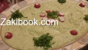 طريقة عمل متبل الكوسا باللبن بالصور