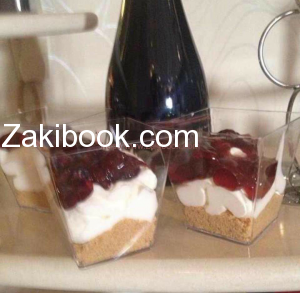 طريقة عمل تشيز كيك كاسات بالصور
