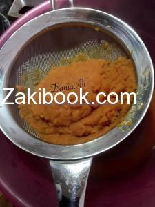 طريقة عمل حلاوة الجزر بالصور