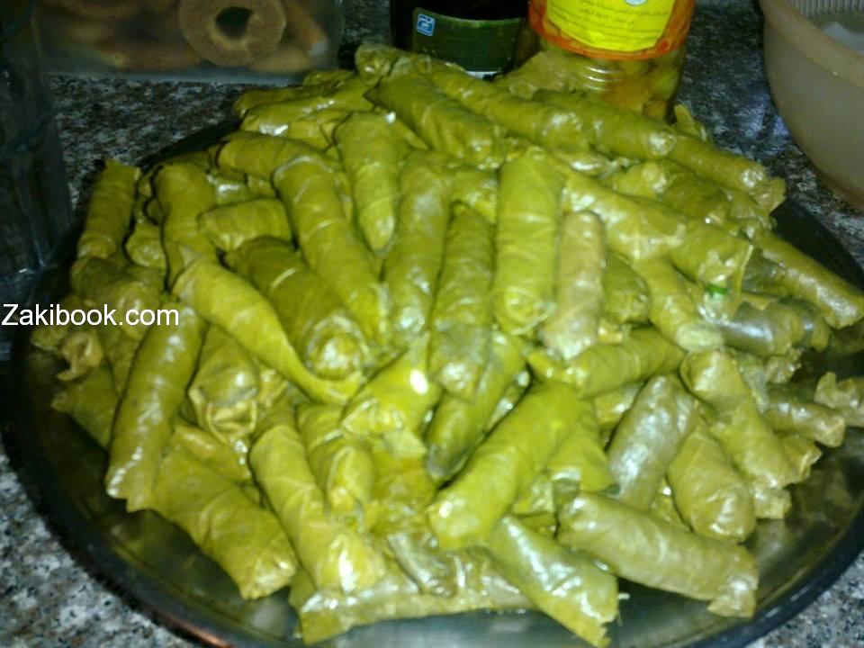 افضل طريق تفريز ورق الدوالي والنتيجه لون وطعم وشكل 