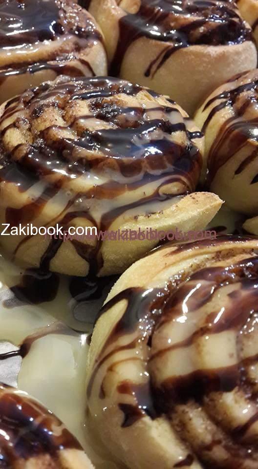 سينابون رول بالقرفه روووعه