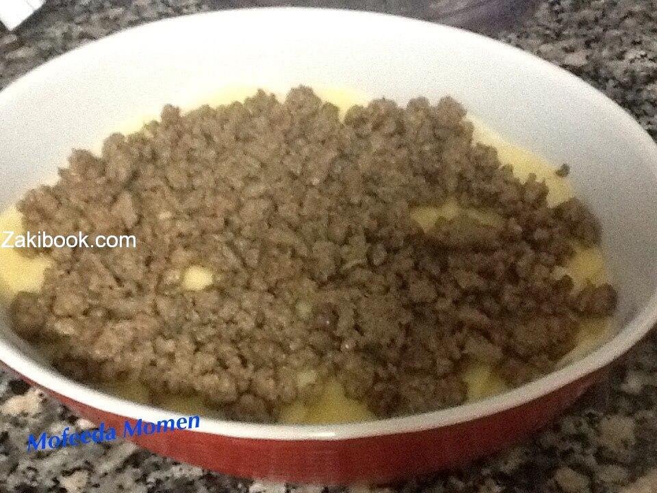 صينية البطاطس بالبشاميل