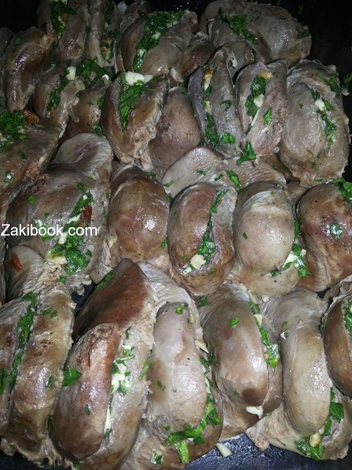 طريقة الطحال المحشي بالصور