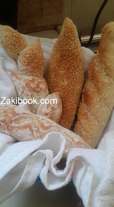 طريقة عمل الخبز الفرنسي بالصور