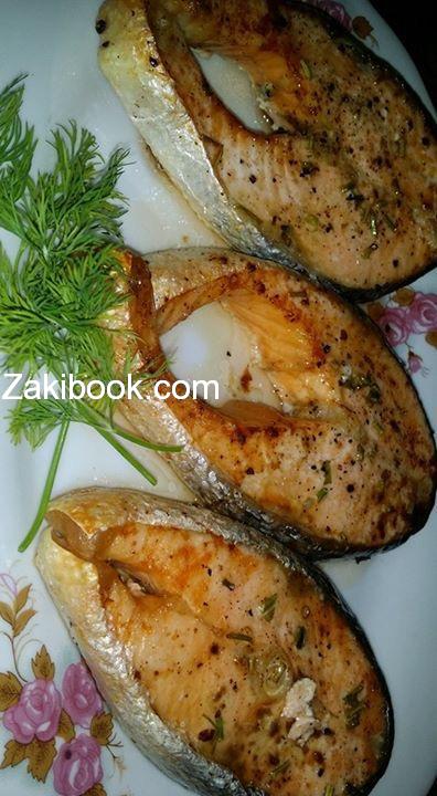 سمك السلمون بتتبيلة رائعة