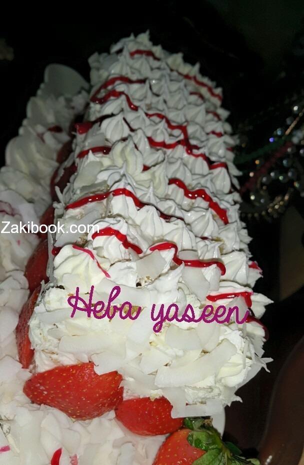 كيكه موس الشوكولا البيضاء