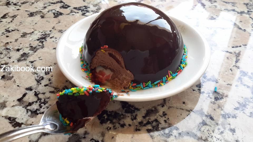 كيكة موس الشكولاتة الفاخرة