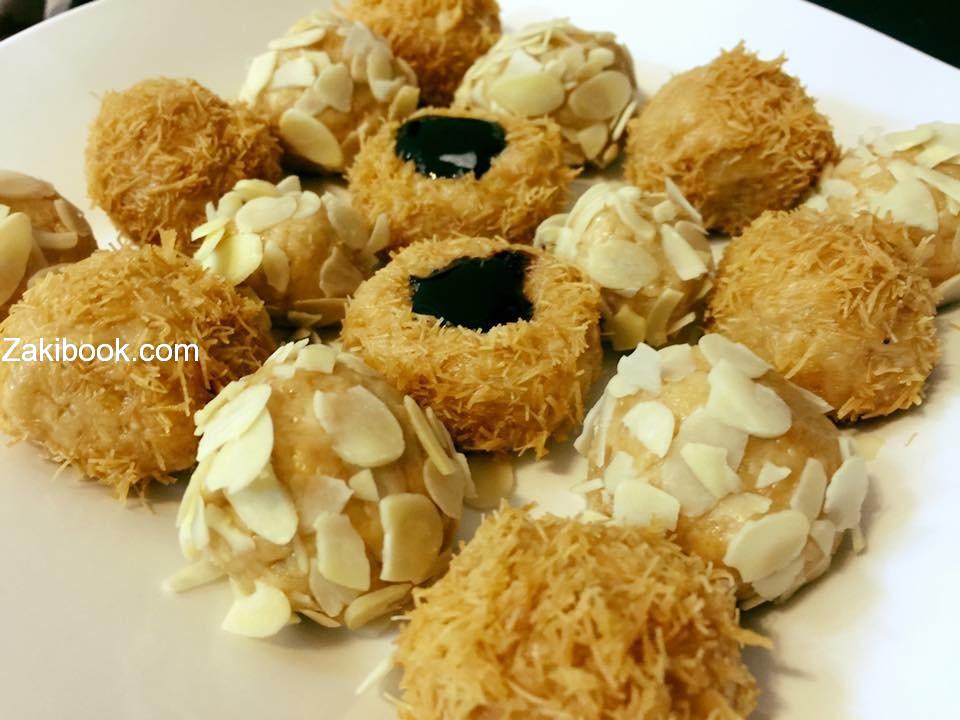 حلا كرات البسكويت اللذيذة