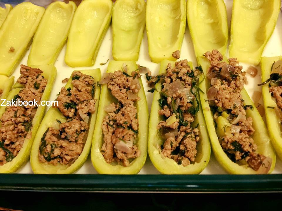 قوارب الكوسا بالبشاميل