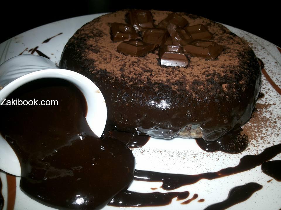 كيكة المافن أو بركان الشكولاتة وبدون بيض