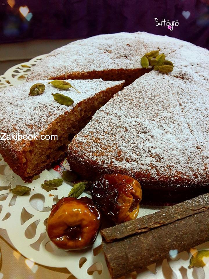 كيكة التمر بالهيل والقرفة المنعشة