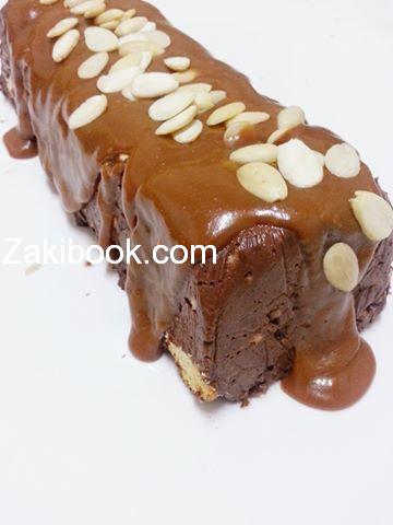 طريقة عمل الليزي كيك المكسوة بالتوفي والمكسرات