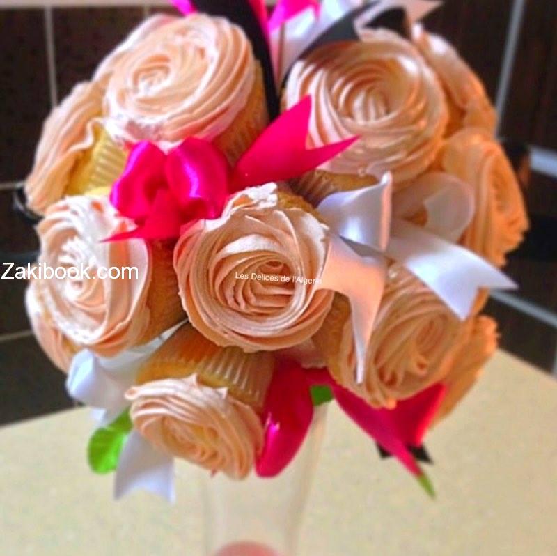 كب كيك الفانيلا وطريقة عمل كريمة الزبدة على الطريقة الأمريكية