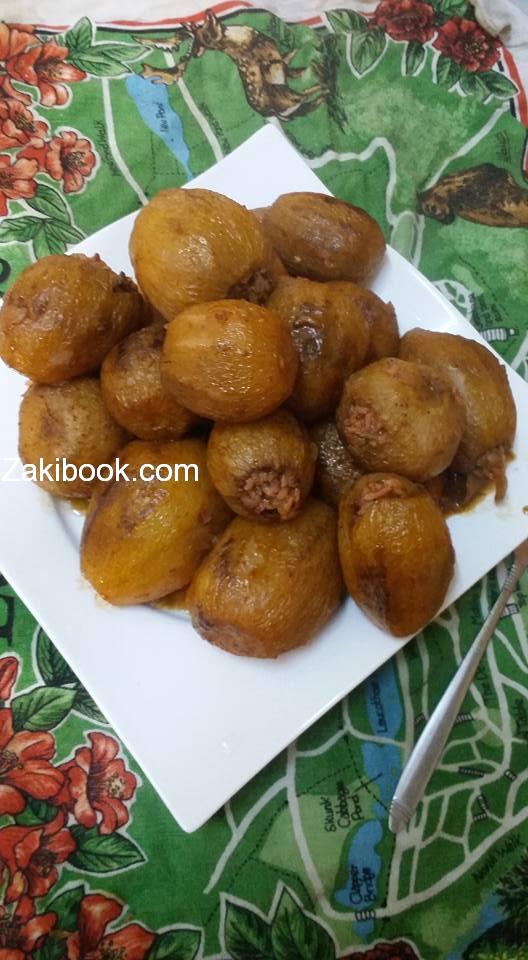 محشي اللفت خطوة بخطوة مع الصور