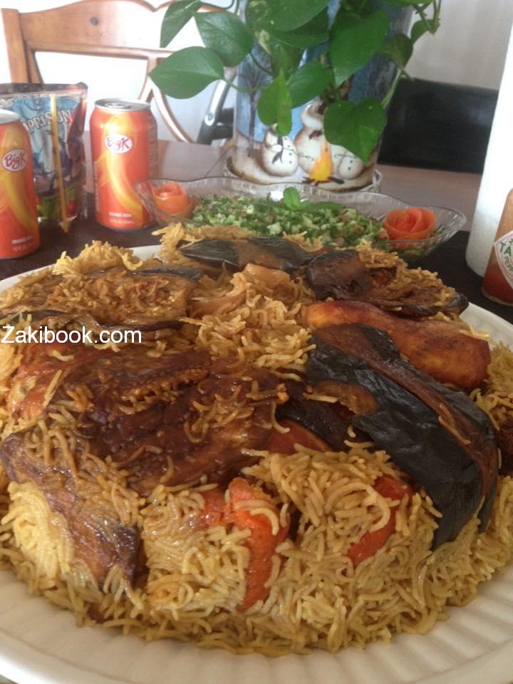 كيف تصنع مقلوبة مثل القالب؟