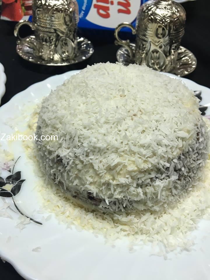 كيكة كرة الثلج Snow ball cake