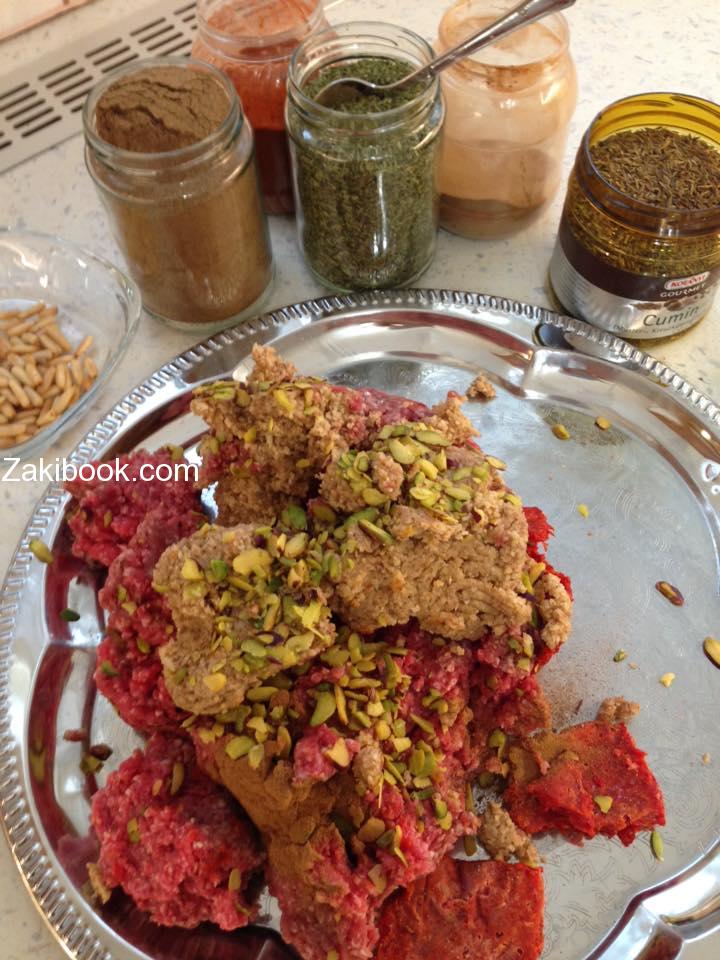 كبة قصابية حلبية بالخطوات المصورة