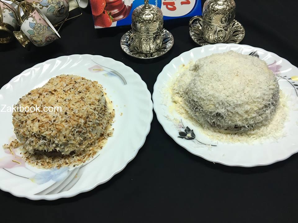 كيكة كرة الثلج Snow ball cake