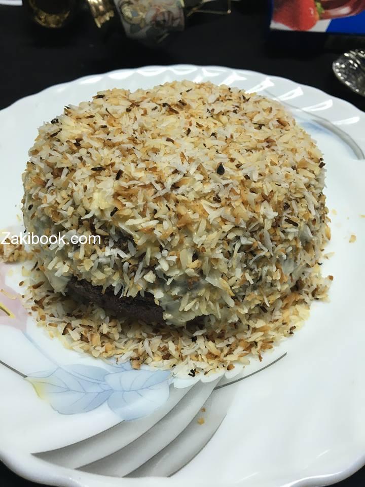 كيكة كرة الثلج Snow ball cake