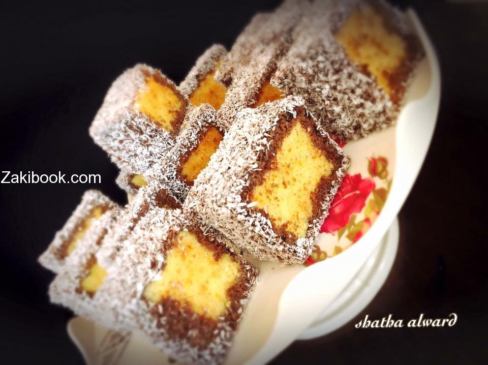 طريقة عمل كيك المربعات التركي