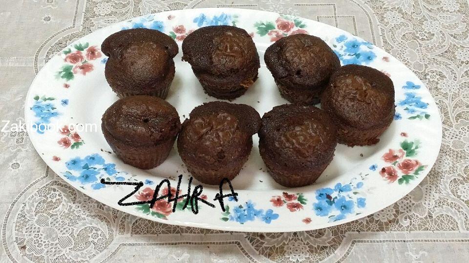 كب كيك الشوفان بالشوكلاته للريجيم