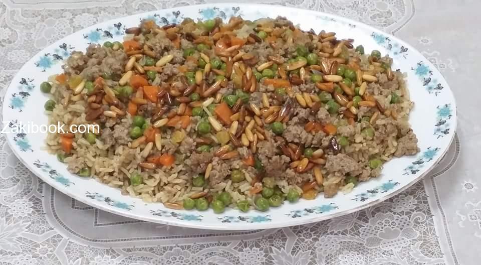أرز بالخلطة وصينيه دجاج بطريقة صحية