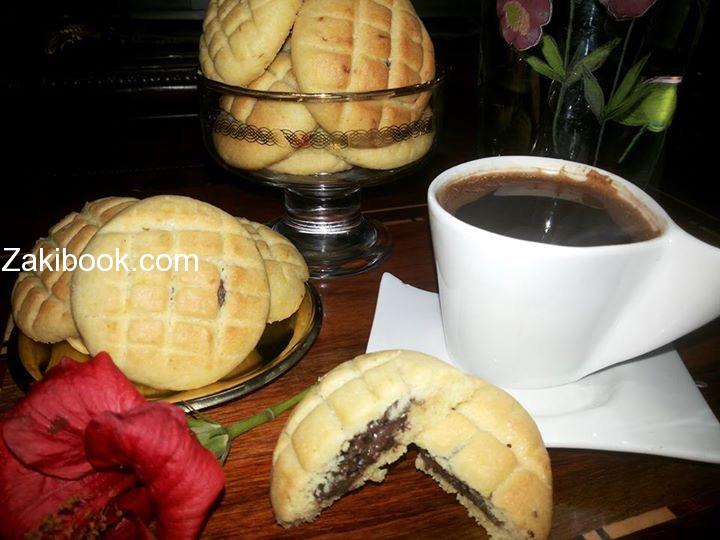 بسكويت النيوتيلا هش وطيب وبشهي