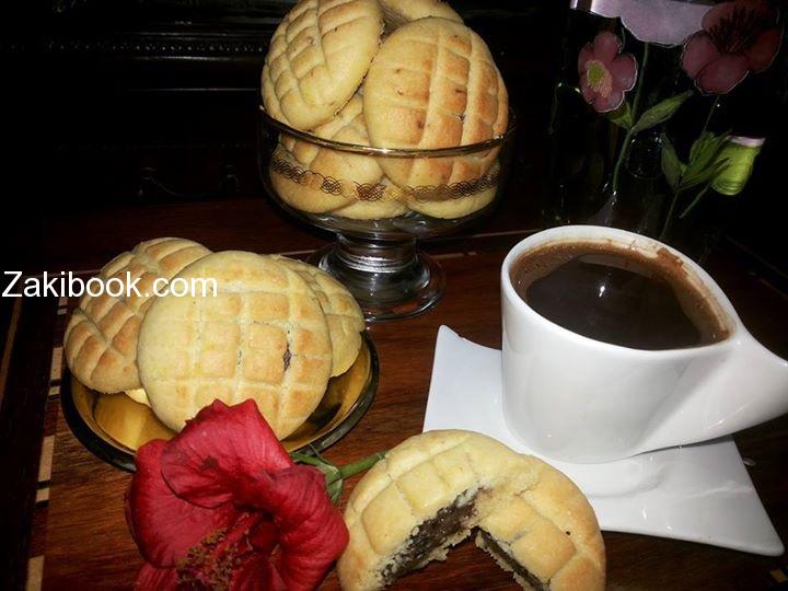 بسكويت النيوتيلا هش وطيب وبشهي