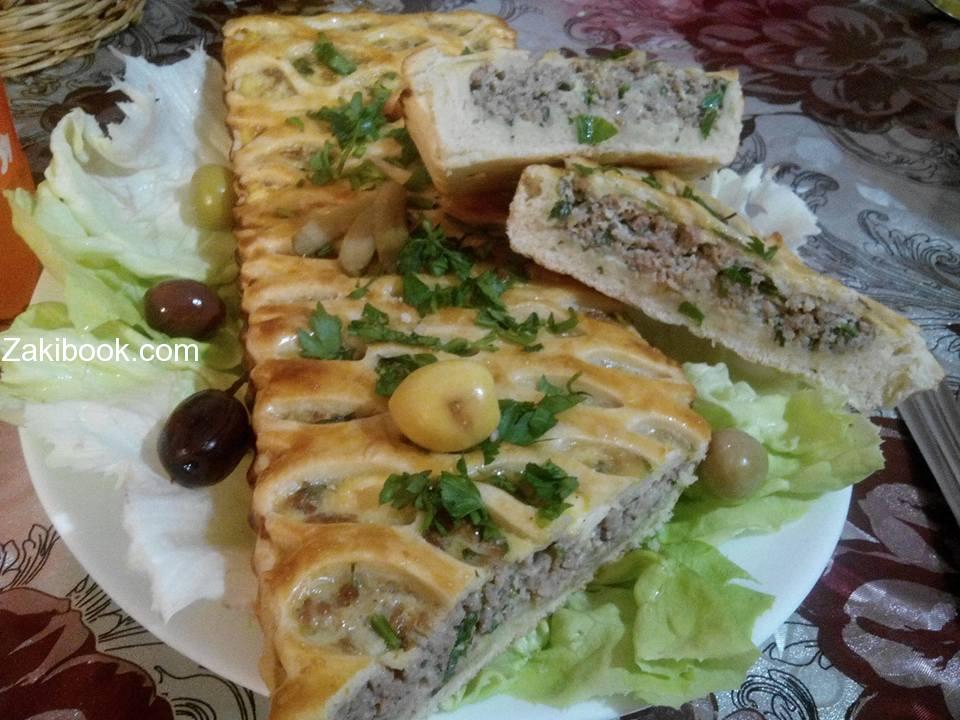 فطيرة باللحمة المفرومة بطريقة المطاعم