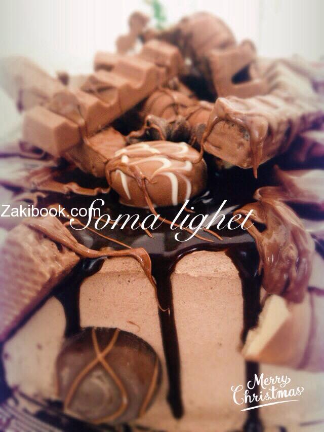 كيكة الشكولاتة مني أنا سومة عاشقة الشكولاتة