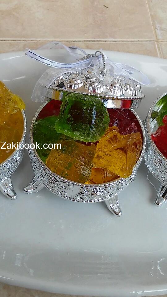 حلوى الجلاتين بالوان ونكهات