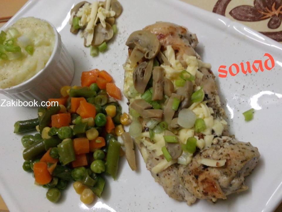 صدور الدجاج المقلية على طريقة المطاعم