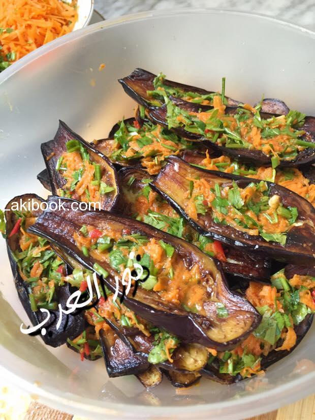 زهرة وباذنجان متبل بطريقتي