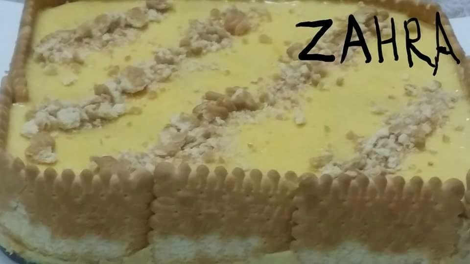 كيكة الكسترد لمحبي الأكل الصحي