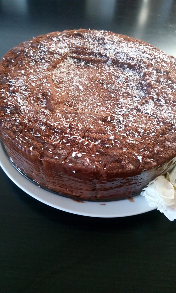 قالب البسكويت بالكريم كراميل والنوتيلا