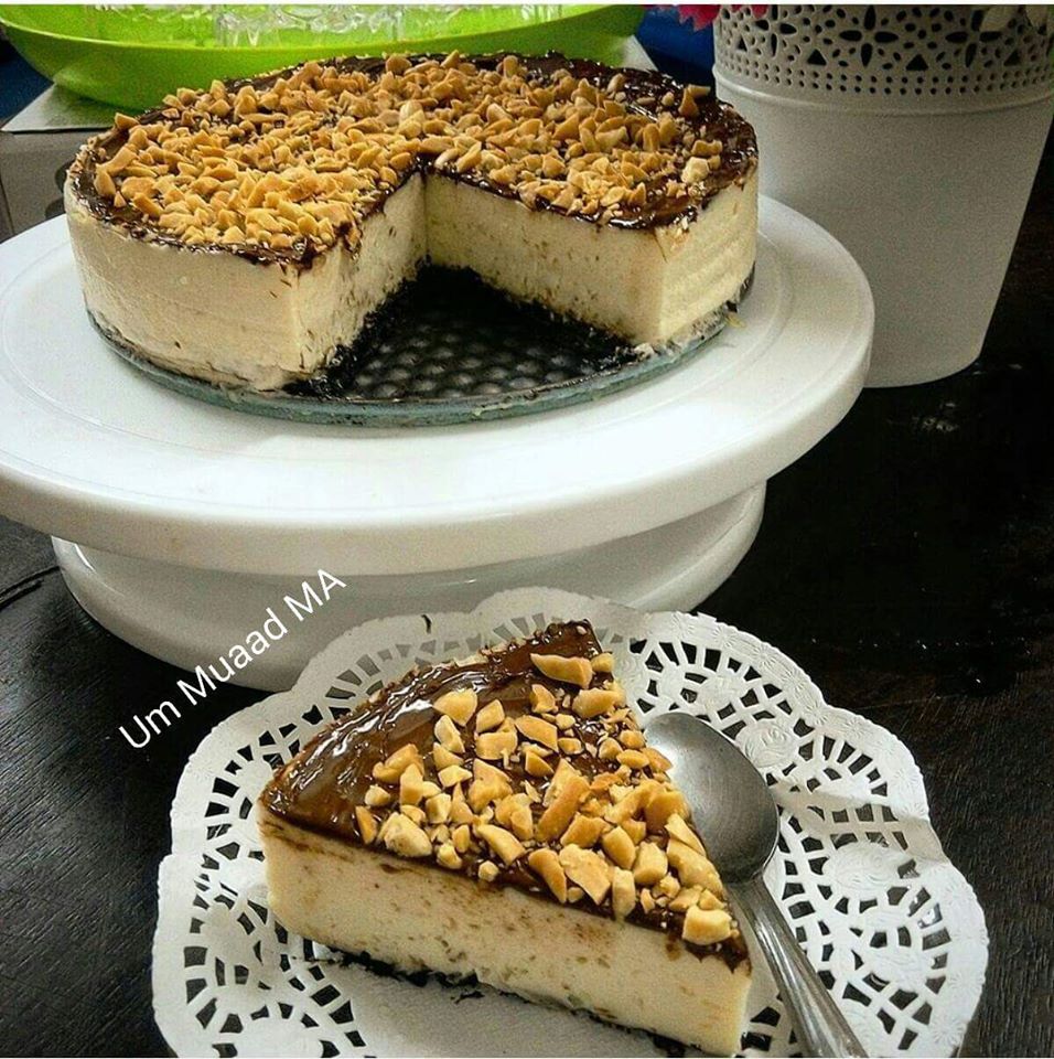 تشيز النوتيلا بالمكسرات وبالخطوات المصورة