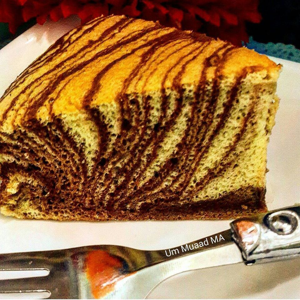 كيكة الزيبرا خفيفه وسهله جدا