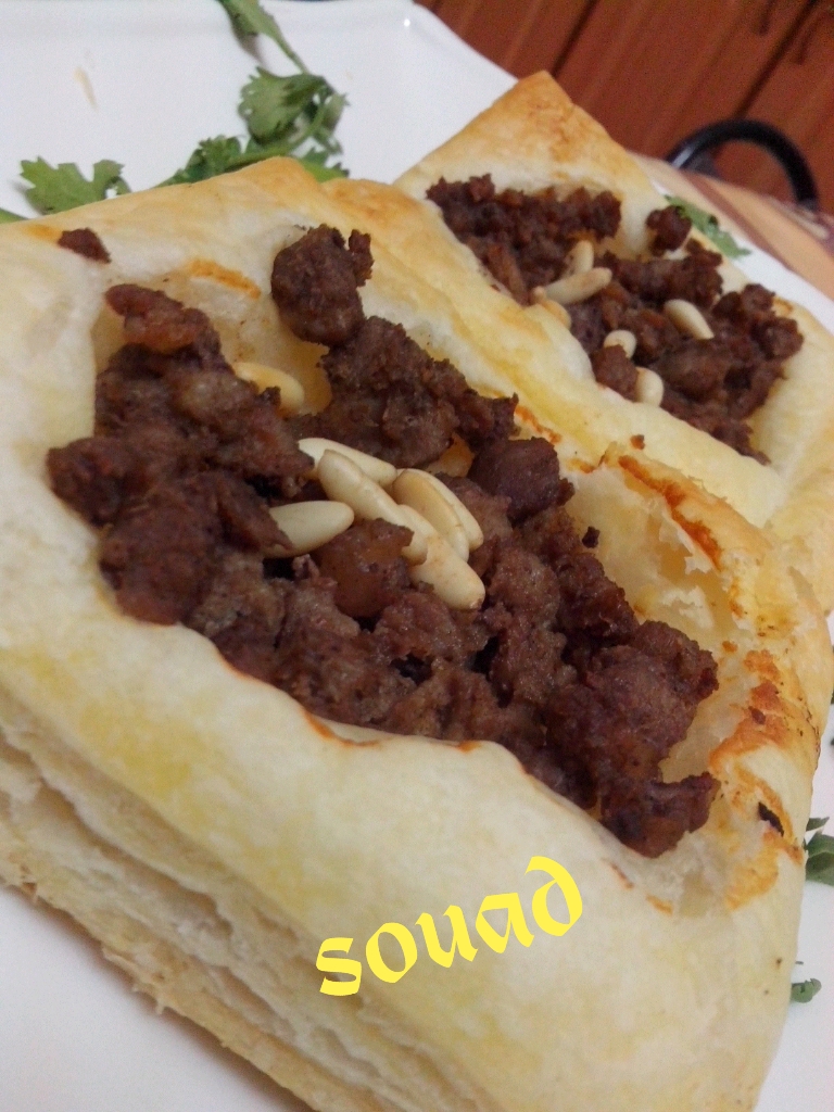 باف باستري باللحم المفروم