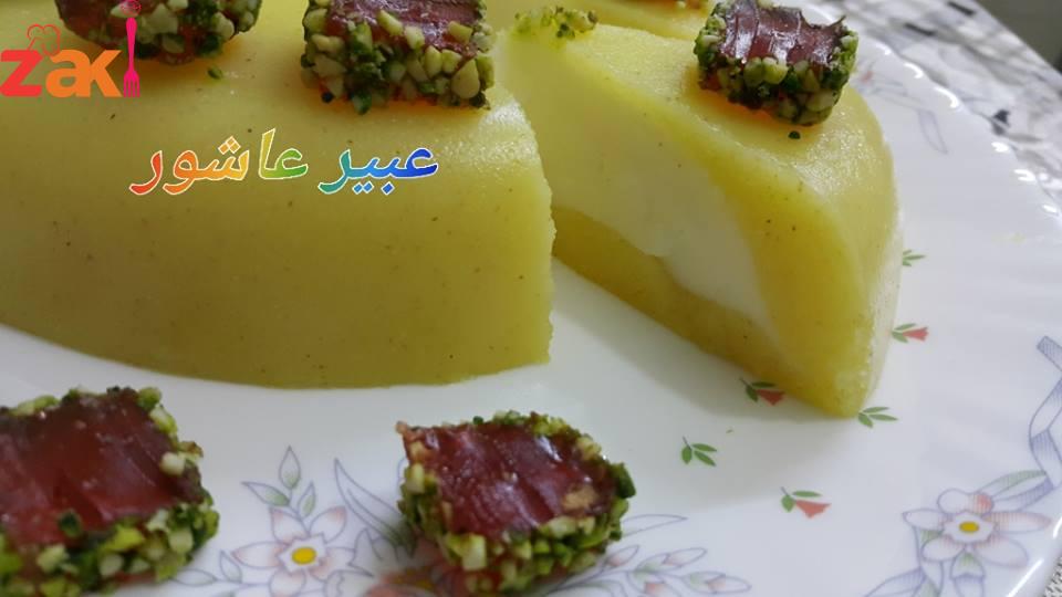 كريزة بحشوة القشطة وجوز الهند