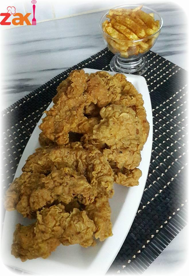 اصابع الدجاج المقرمشه