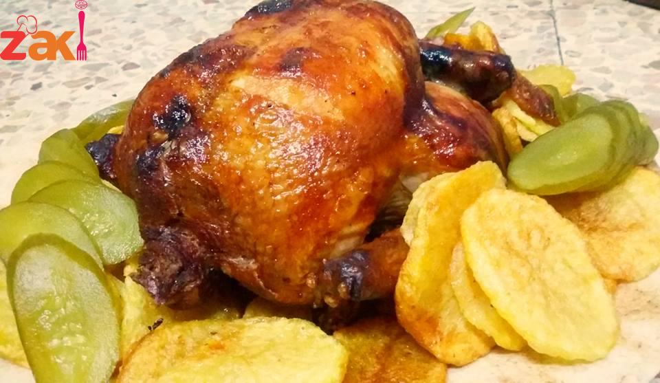 الفروج المشوي عالسيخ