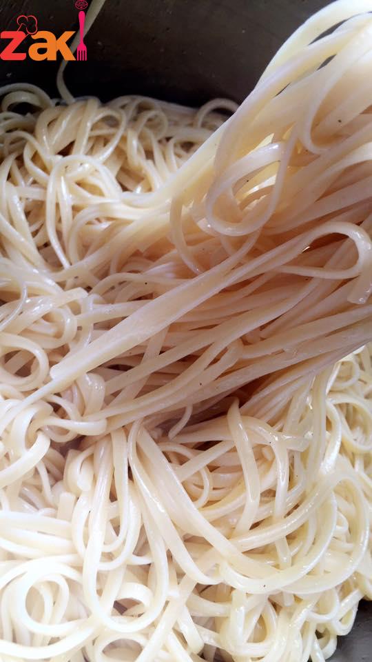 معكرونة بالجمبري تستحق التجربة