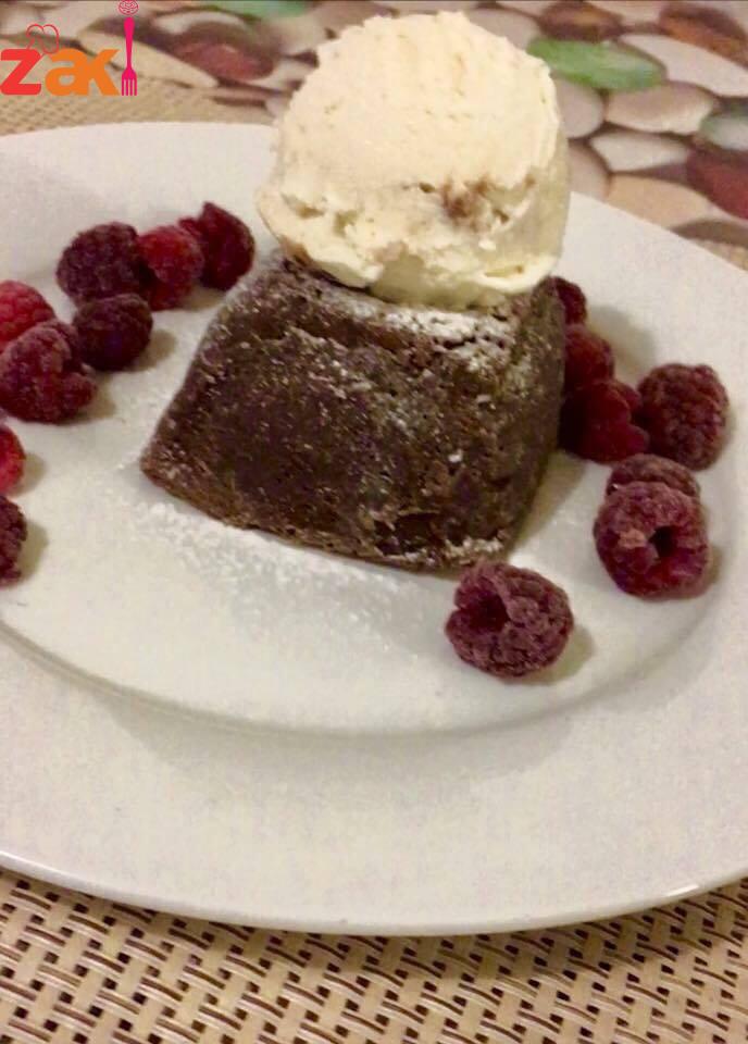 مولتن كيك أو بركان الشكولاتة الصور أقوى من أي كلام