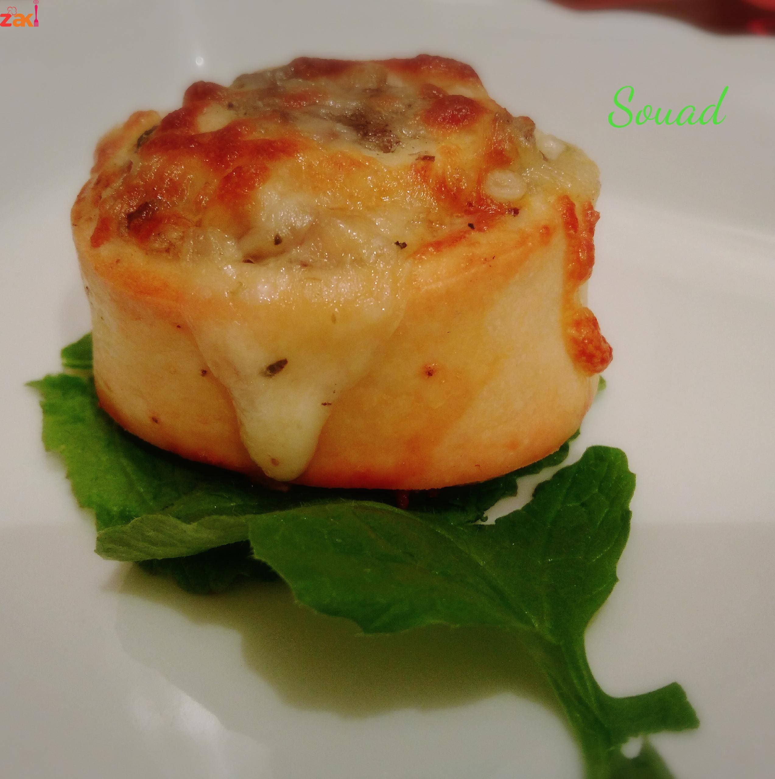 رولات اللحم المفروم والبطاطا من المقبلات والمعجنات الشهية