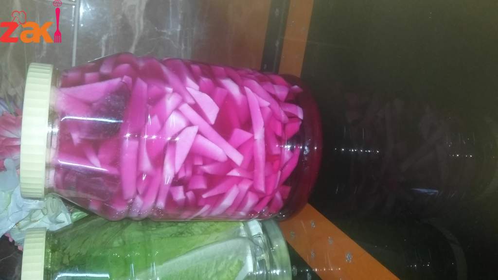 مخلل لفت وملفوف وخس بضل سنه كامله وما بيتغير اليكم طريقه