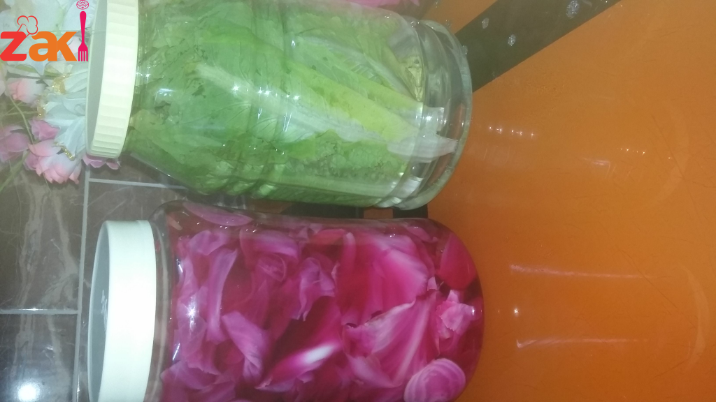 مخلل لفت وملفوف وخس بضل سنه كامله وما بيتغير اليكم طريقه