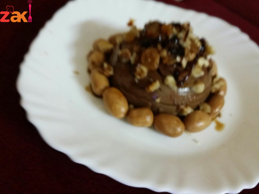 موس الشوكولاته بدون بيض